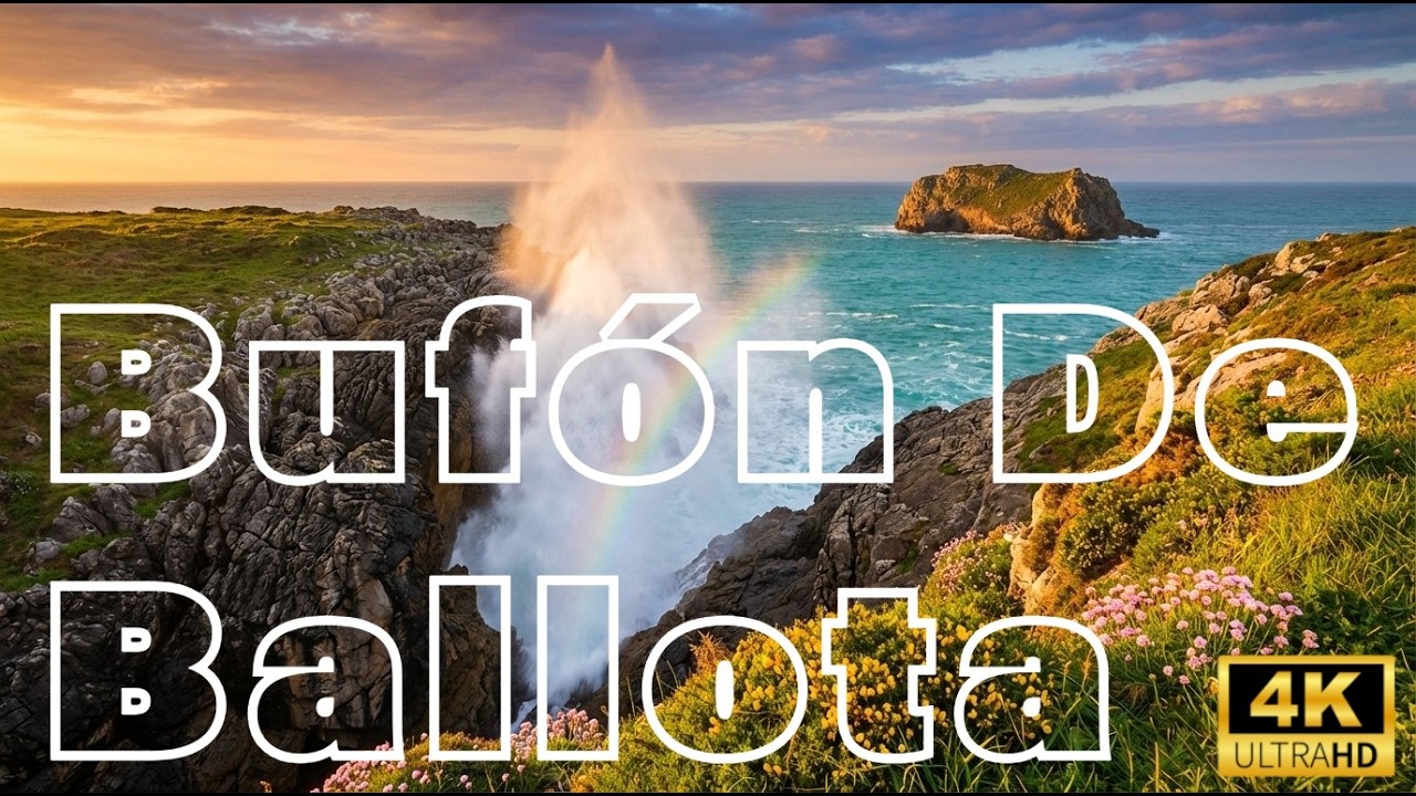 The Hidden Sea Geyser of Spain: BUFÓN DE BALLOTA Walking Tour (Llanes, Asturias) 4K