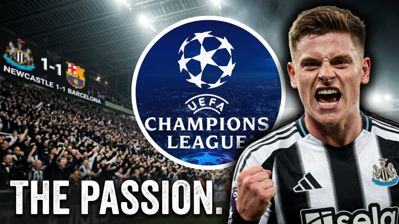 Footage inside of St. James' Park on a passionate & dramatic night | Newcastle United 1-1 Barcelona