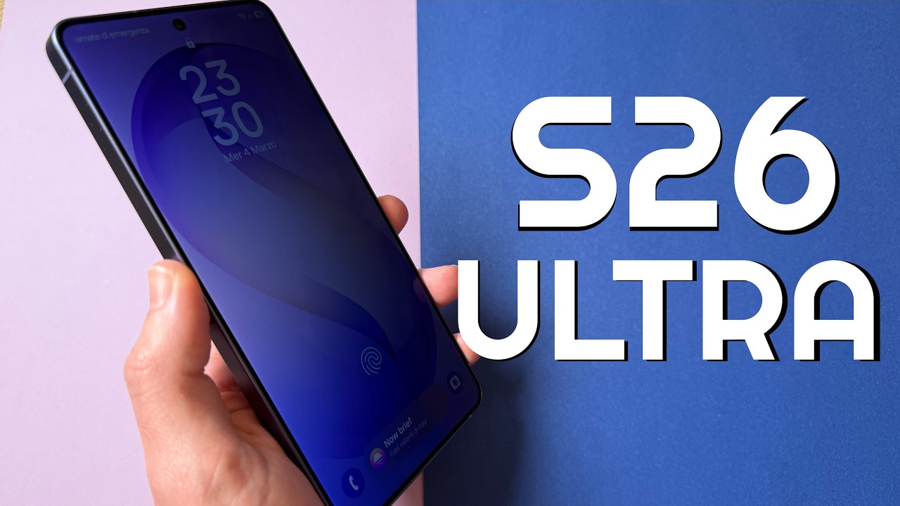 Unboxing Samsung Galaxy S26 Ultra: Il Display è PAZZESCO