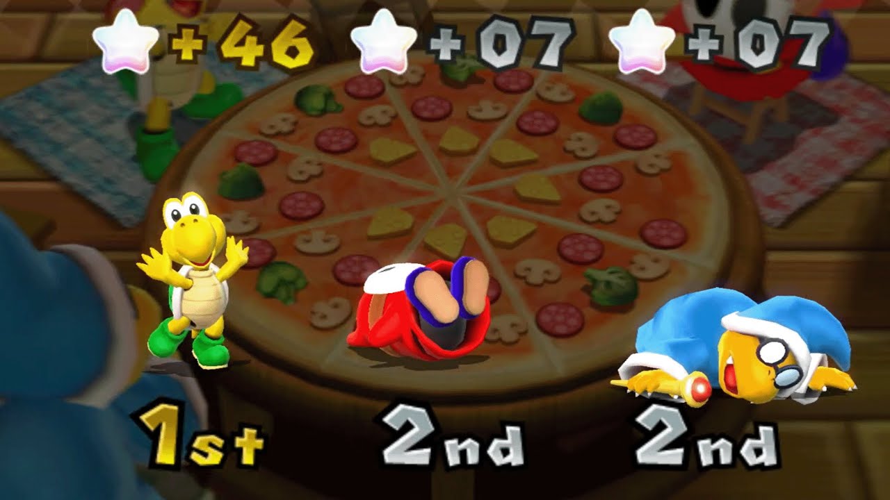 Mario Party 9 - Koopa vs Shy Guy vs Magikoopa - Blooper Beach