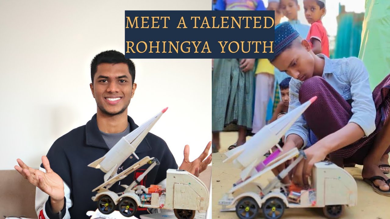 Meet with a talented Rohingya youth, Mohammed Tayub