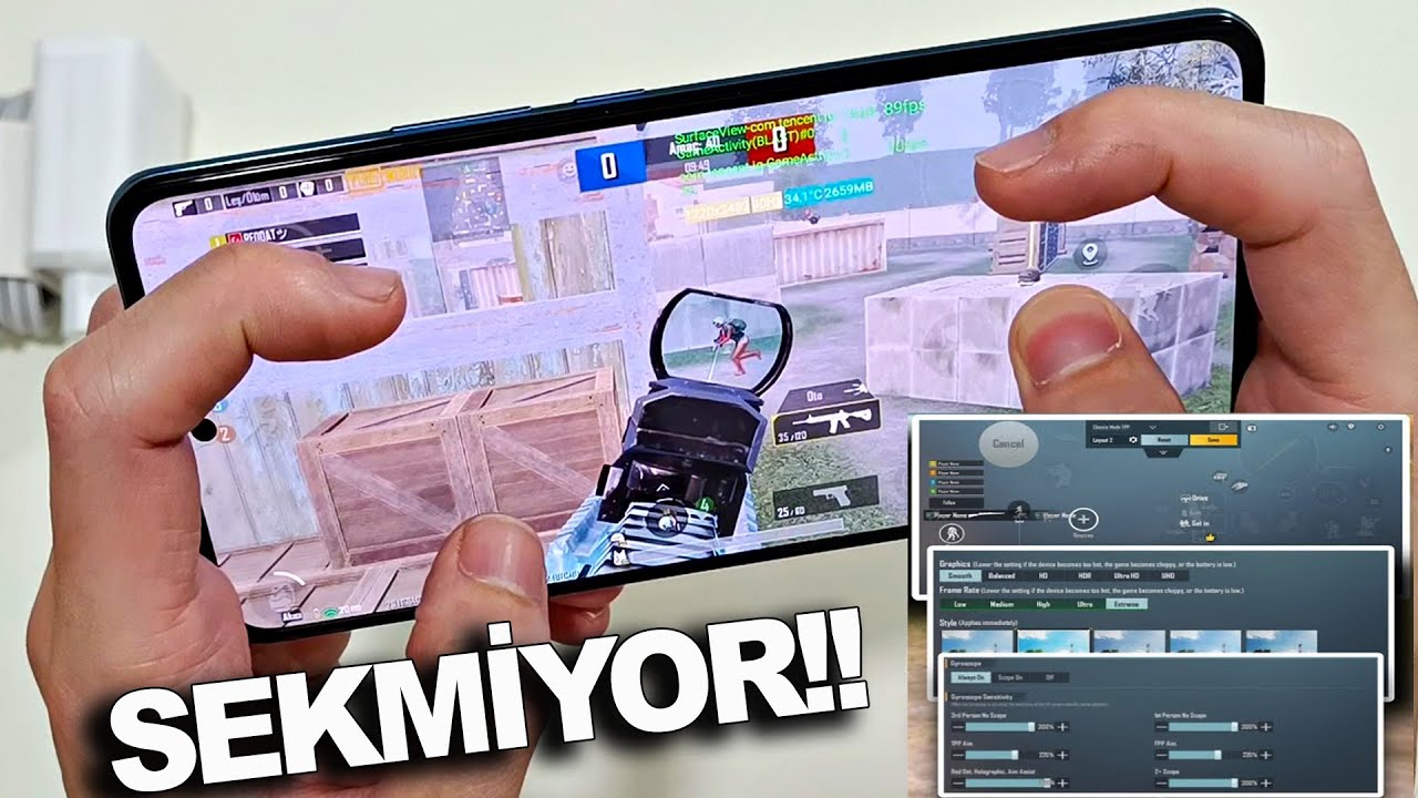 YARIN SİLİNİYOR!! BAN YEDİREN HASSASİYET AYARI!!!!NOTE 8 PRO PUBG MOBILE