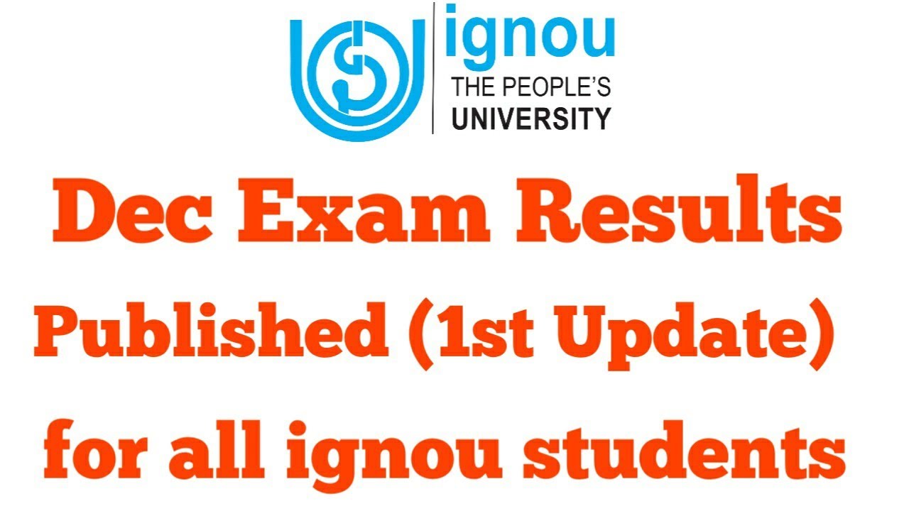 IGNOU DEC EXAM RESULT PUBLISHED || ignou exam results grade card chauhan videos ignou