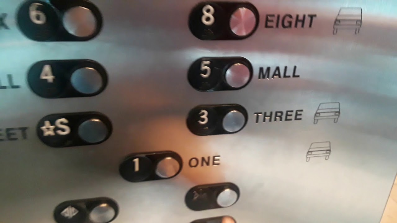 Glitchy Schindler 400A Traction Elevators @ Stamford Town Center - Stamford, Connecticut