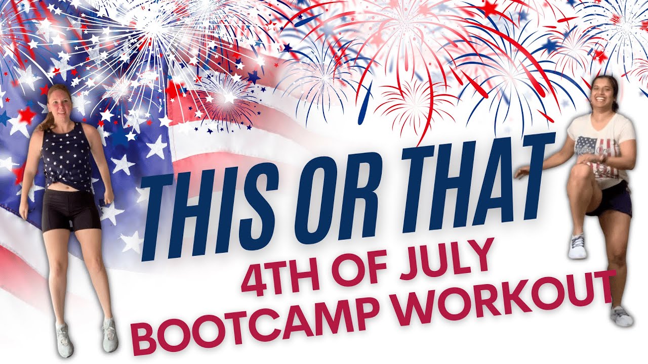 4th of July This or That Workout | Fun Bootcamp Exercises for Home or PE Class