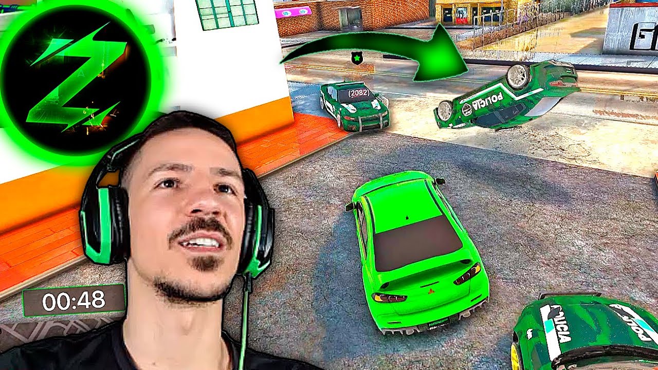 ZUMANS NA FUGA FOI INSANA CONTRA O POLICIAL ! #gta #games #gameplay