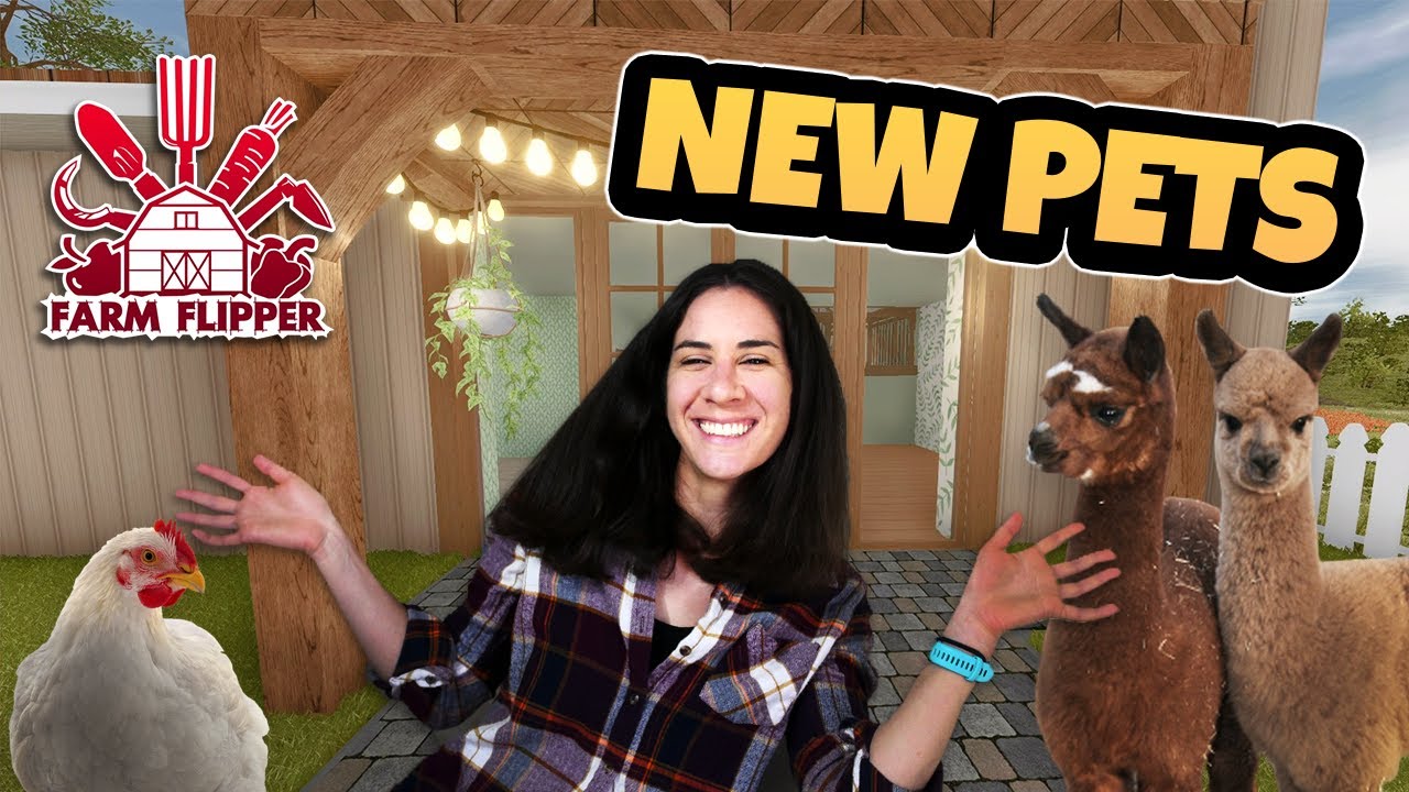 My new property, animals, and a garden! 🌻 House Flipper Farm DLC 🐔