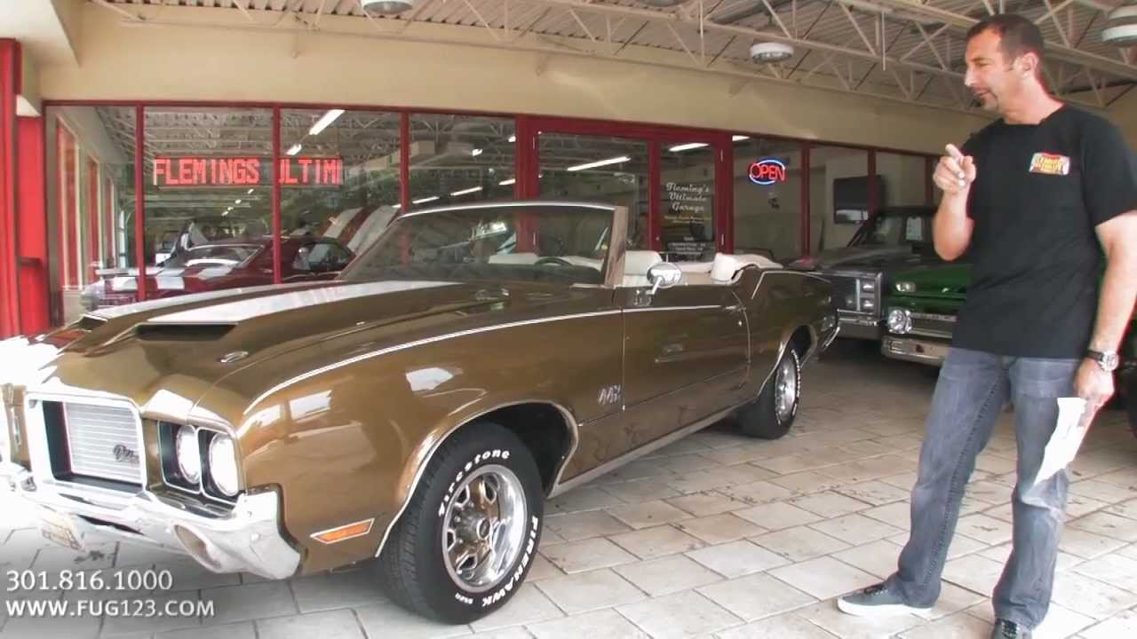 1972 Oldsmobile Cutlass 442 convertible for sale with test drive, walk through video