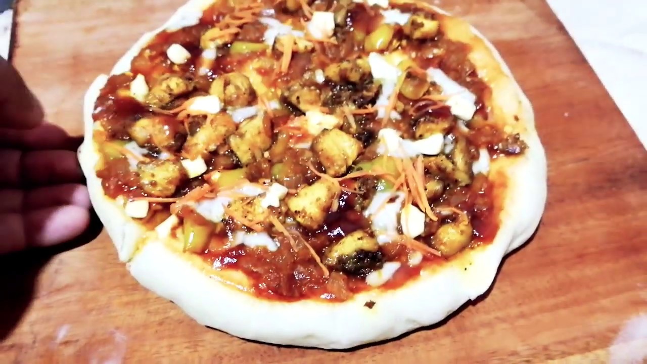 Easy Home Made Pizza - without oven (Sri Lankan)