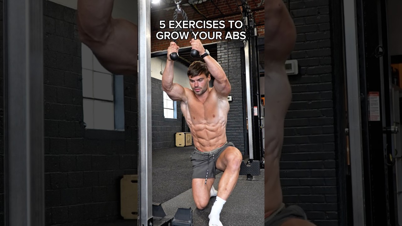 5 EXERCISES TO GROW YOUR ABS