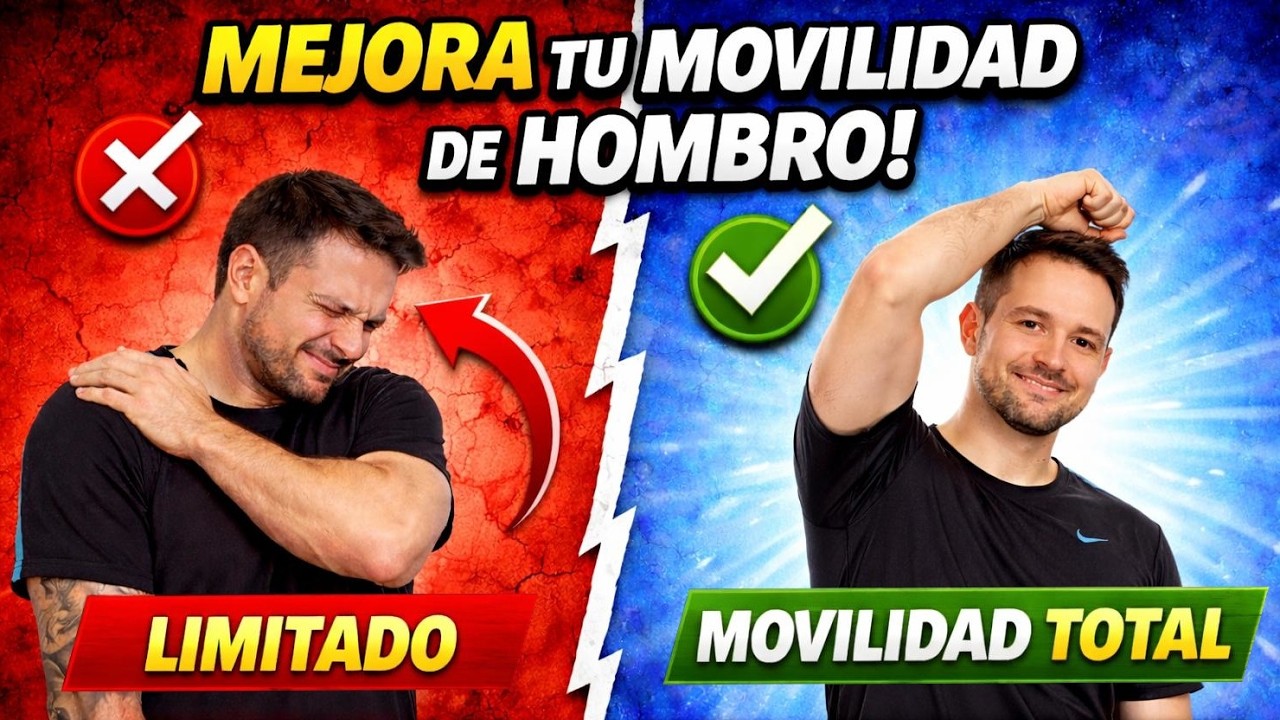 La MEJOR RUTINA de EJERCICIOS para una MOVILIDAD de HOMBRO COMPLETA