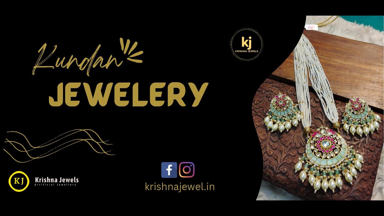Jadau Pachi Kundan Jewellery  Wholesaler &  Manufacture   jewelry collection  Krishna jewel