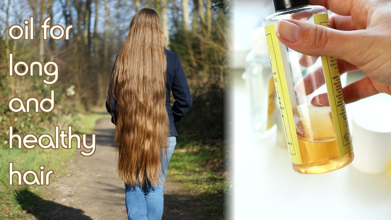 Grow long and healthy hair using oil | How I use oil on my kneelong hair