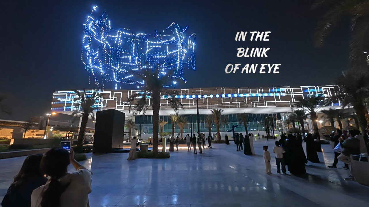 Noor Riyadh at STC metro station