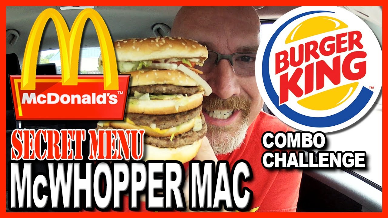 McWhopper Mac Combo Meal Review and Challenge - FreakEating & Spraymucus