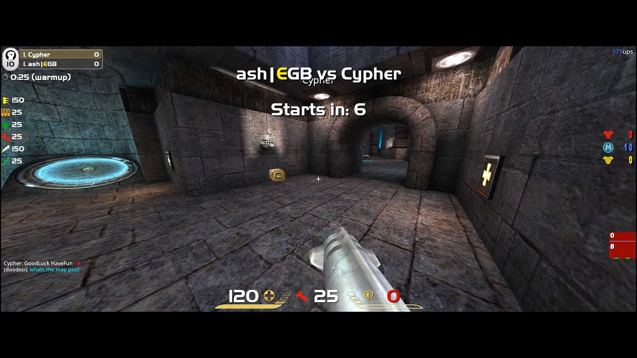 Quakelive EGB Oldmap Cup / Cup №1 (2025) / Grand final / Cypher vs ash @ Dismemberment