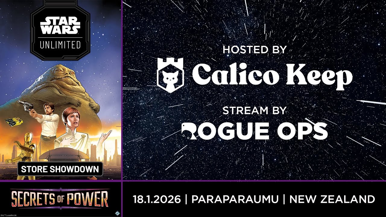 Star Wars Unlimited TCG – Store Showdown LIVE | Calico Keep (NZ)