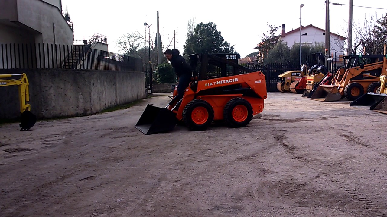 MINIPALA SKID LOADER FIAT HITACHI SL 55 B        www.comagi.it