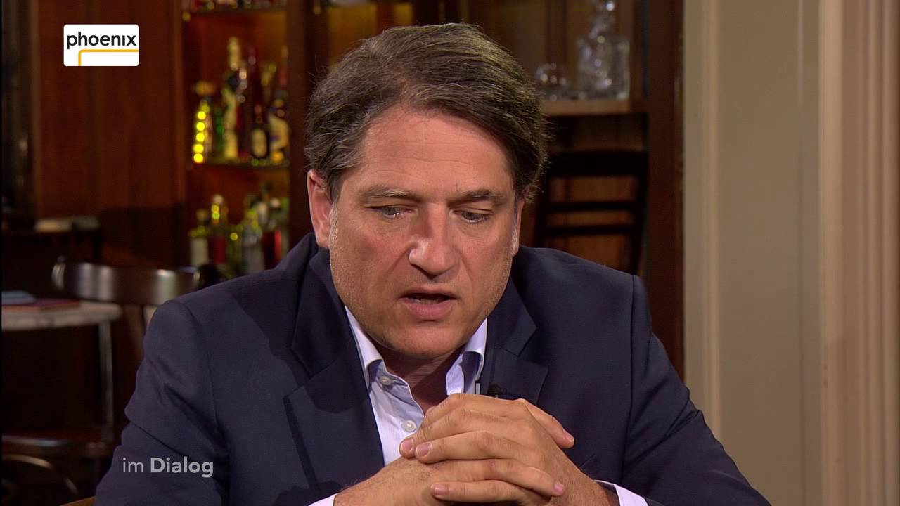Im Dialog: Michael Hirz mit Jakob Augstein am 10.06.16
