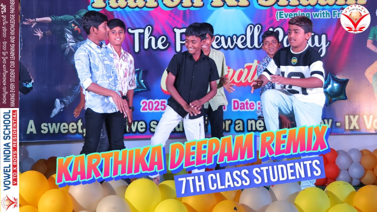 Karthika Deepam Remix | 7th Class | Yaaron Ki Shaam-The Farewell Party 2026 | Vowel India School