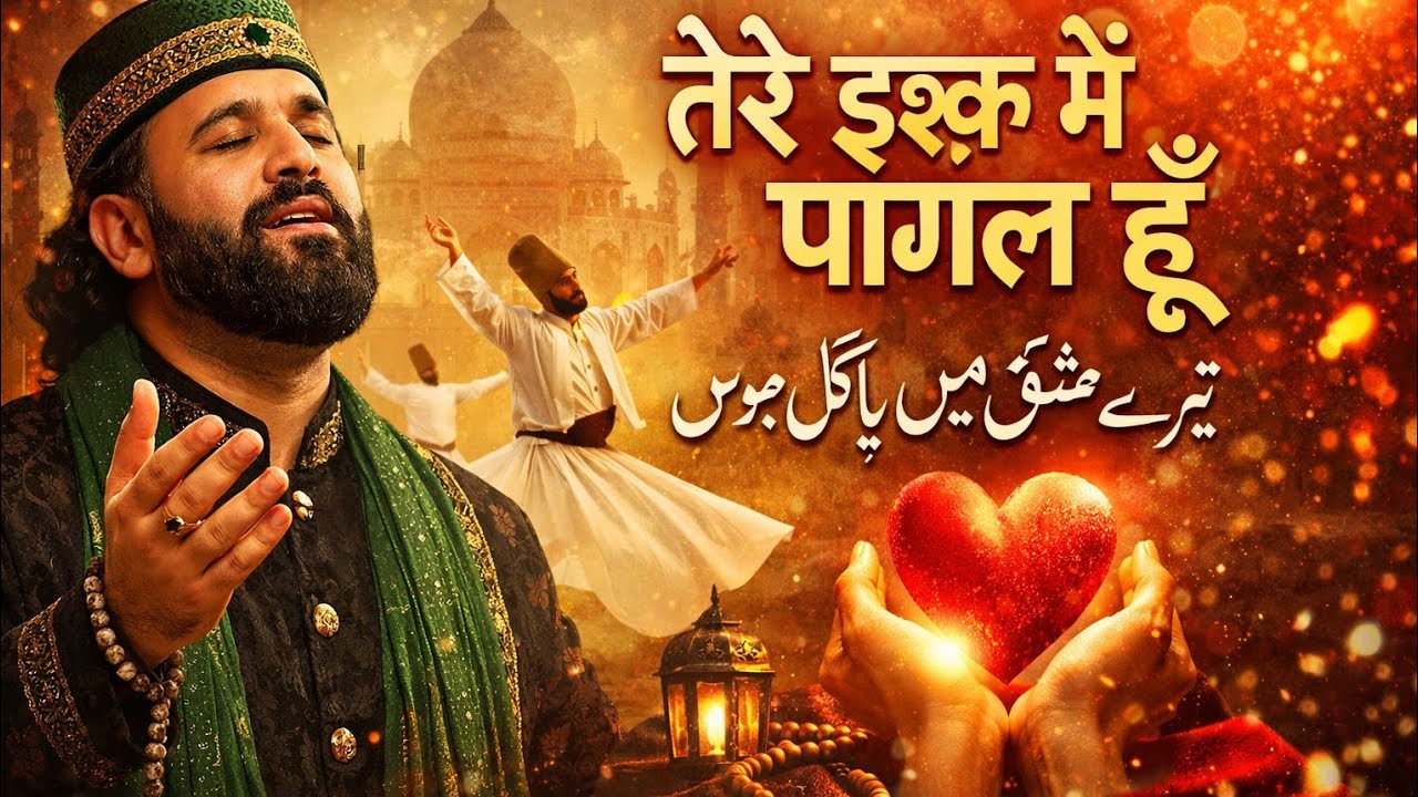 Tere Ishq Mein Pagal Hoon | Soulful Sufi Qawwali 2026 | Deep Love & Divine Ishq 🕊️❤️