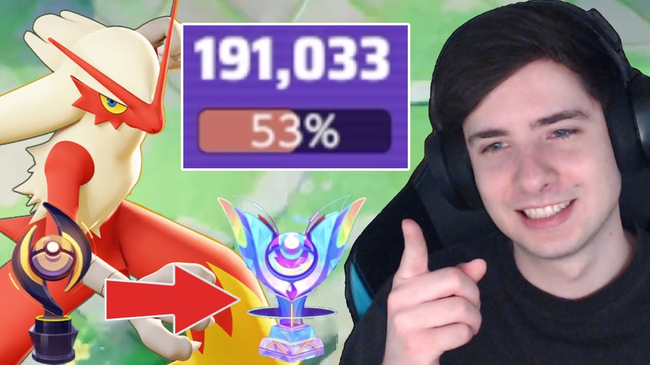 BLAZIKEN, наносящий почти 200 000 урона, — лучший покемон для восхождения по рейтинговой лестнице...