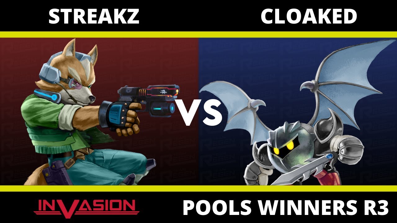 Invasion: Pools Winners R3 - RSN|Streakz (Fox) Vs Cloaked (Meta Knight)