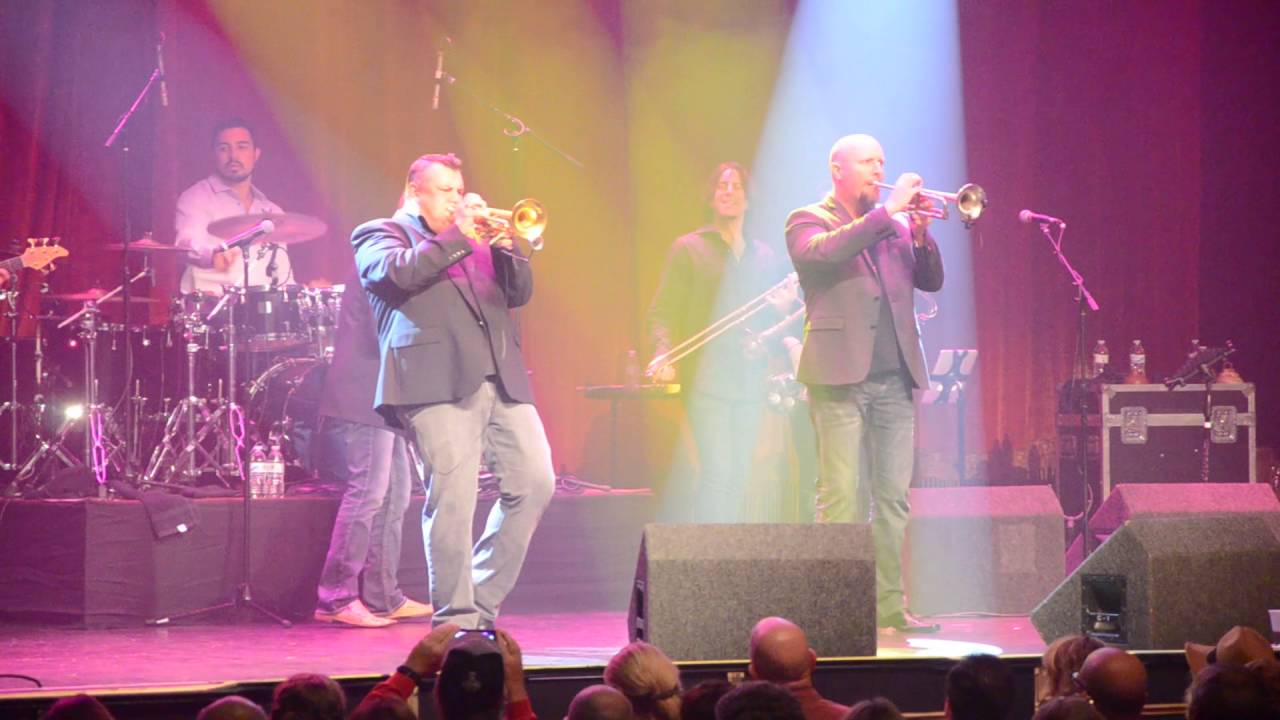 Carl Fischer and Brad Mason being featured with Blood Sweat and Tears