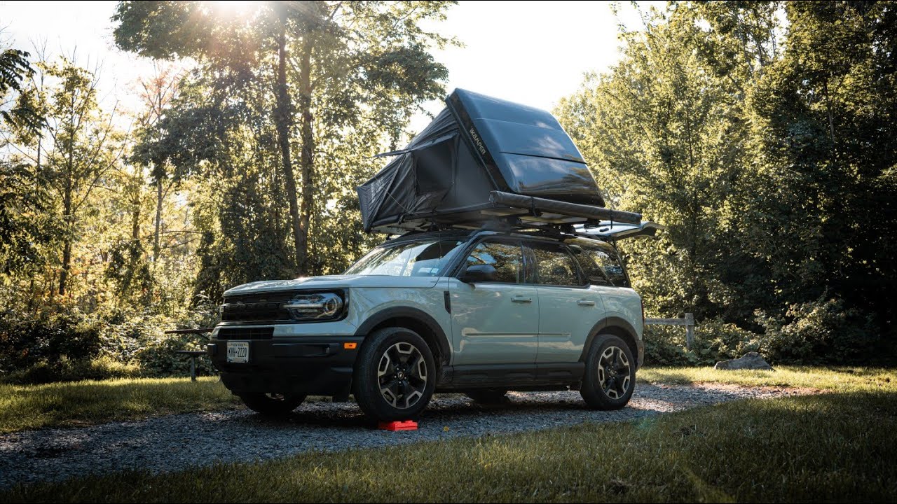 Bronco Sport with iKamper Skycamp Mini 3.0 - Solo Camping - Finger Lakes National Forest