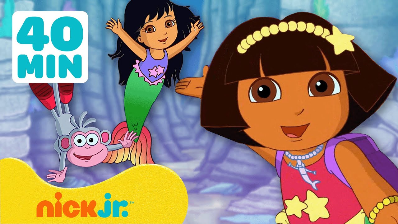 Dora the Explorer | Diepzee-avonturen met Dora! | Compilatie van 40 minuten | Nick Jr. Nederlands