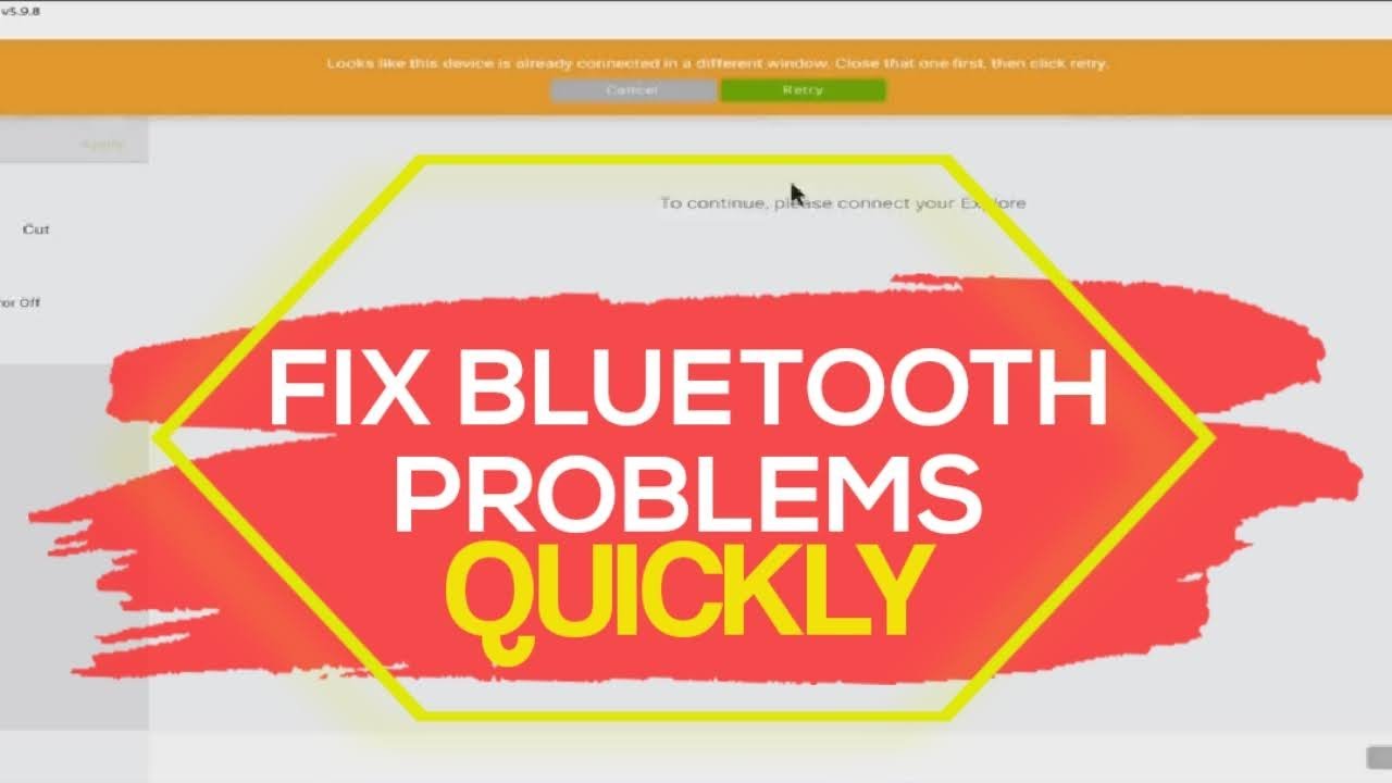 How to fix cricut is used by another window