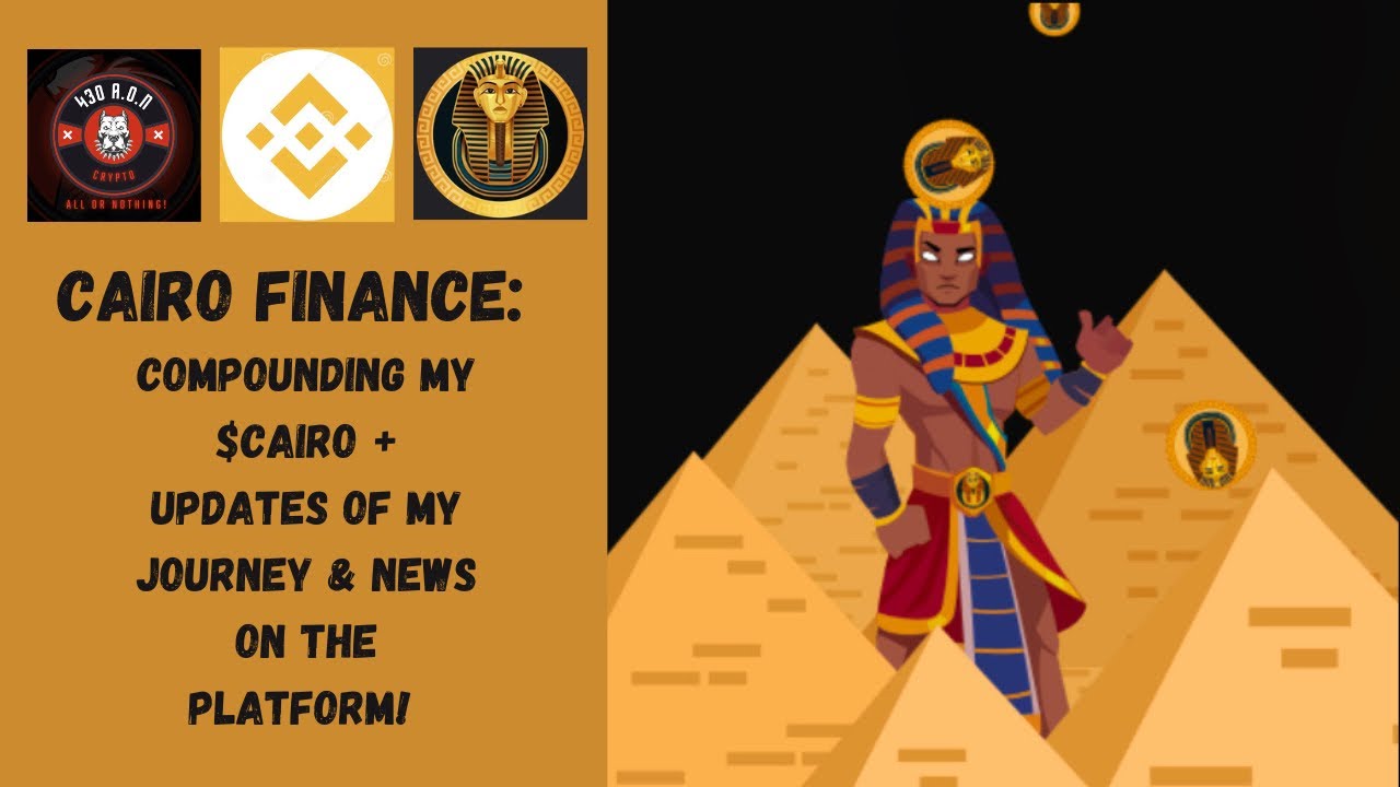 Cairo Finance: COMPOUNDING MY $CAIRO + UPDATES ON MY JOURNEY & ON THE PLATFORM!⭐️🔥