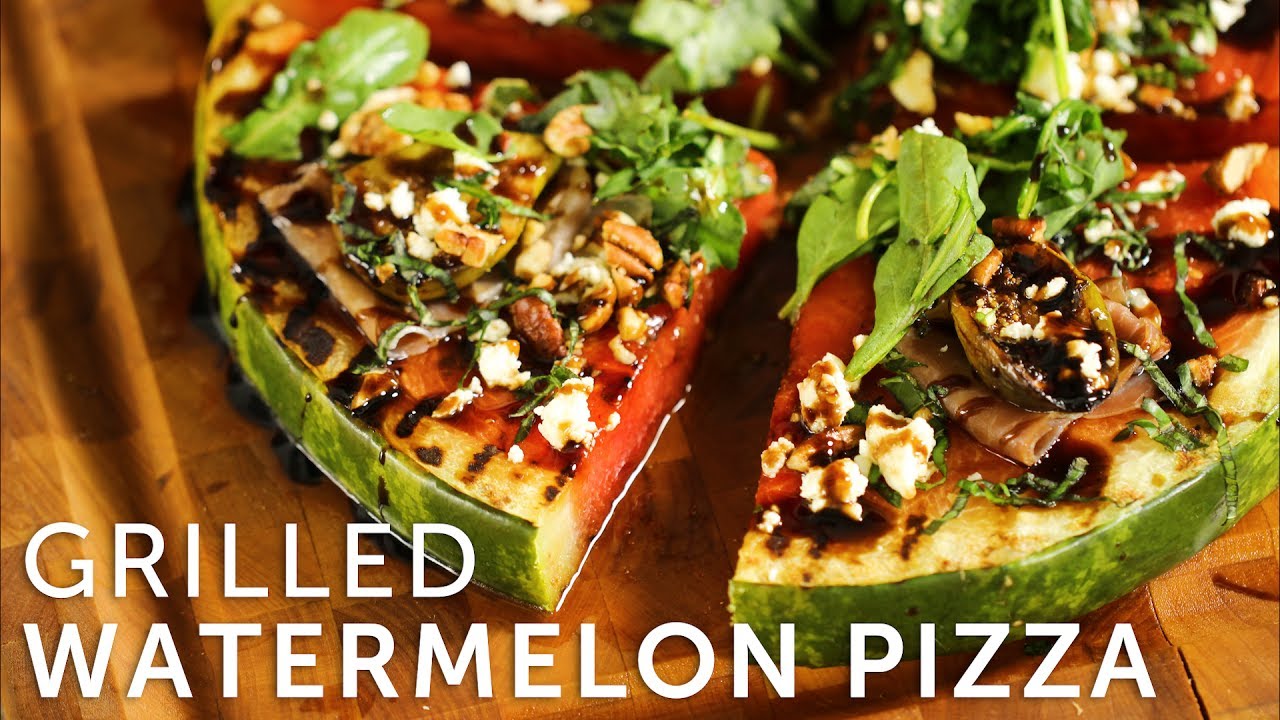Grilled Watermelon Pizza Recipe | BBQGuys.com | Fire Magic Aurora Gas Grill