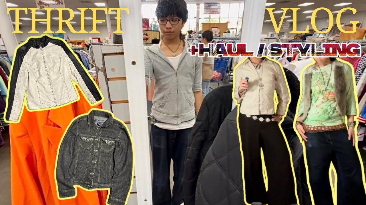 THRIFT VLOG w/ ty || haul + styling! 