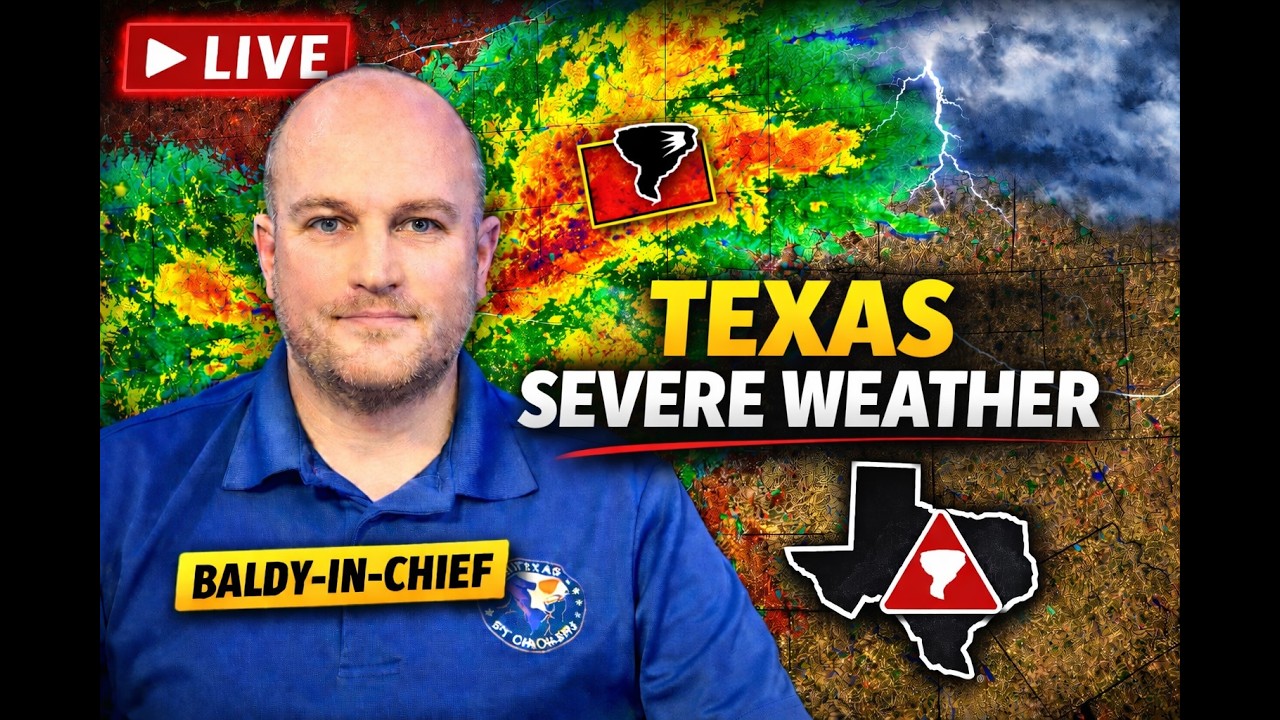 🔴 LIVE Texas Weather Roundup | Baldy-in-Chief Tracking Tornado & Severe Storms