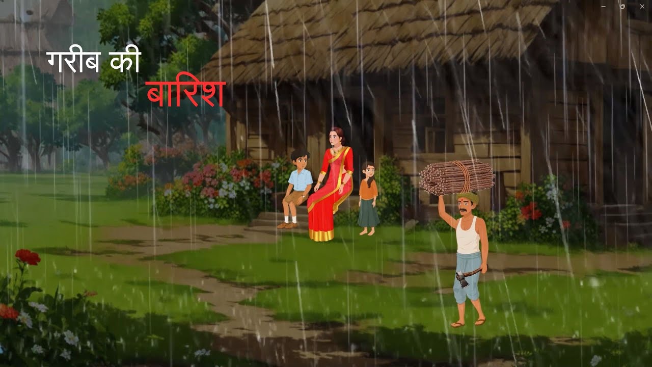 गरीब की बारिश| Emotional Moral Story | Scarry Moral Toons