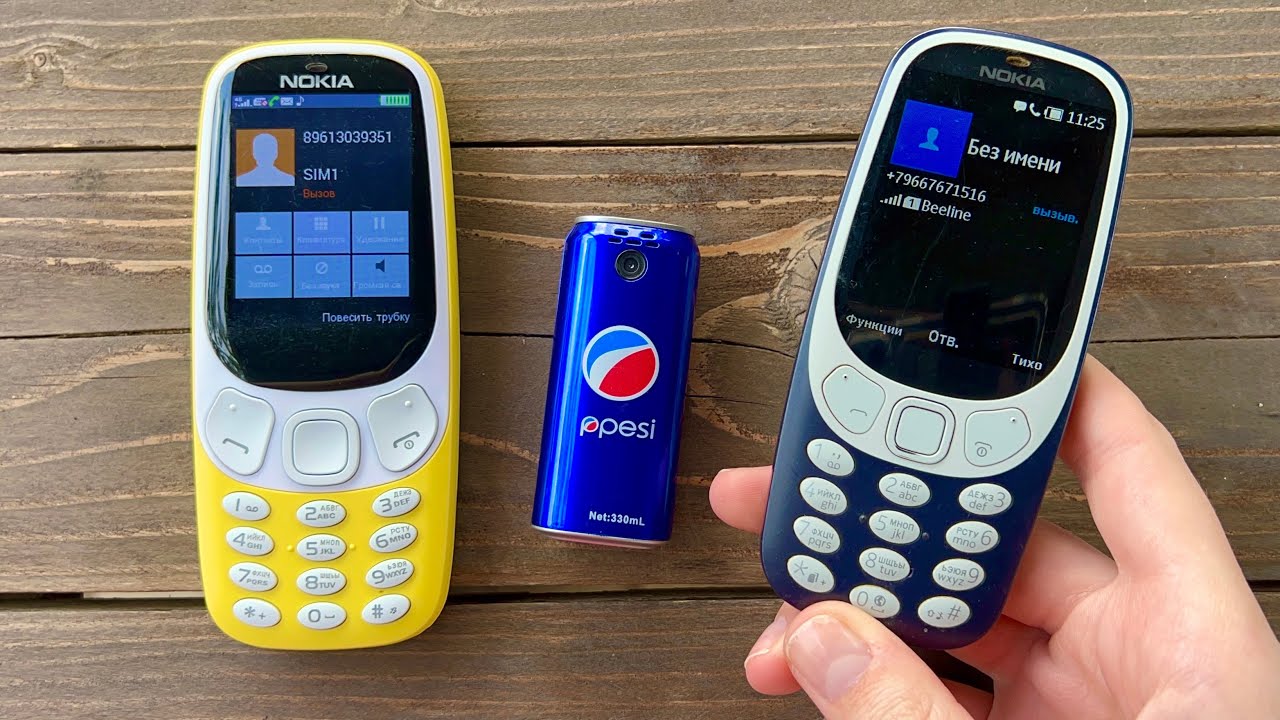 Nokia 3310 miniPepsi vs original vs China incoming Call