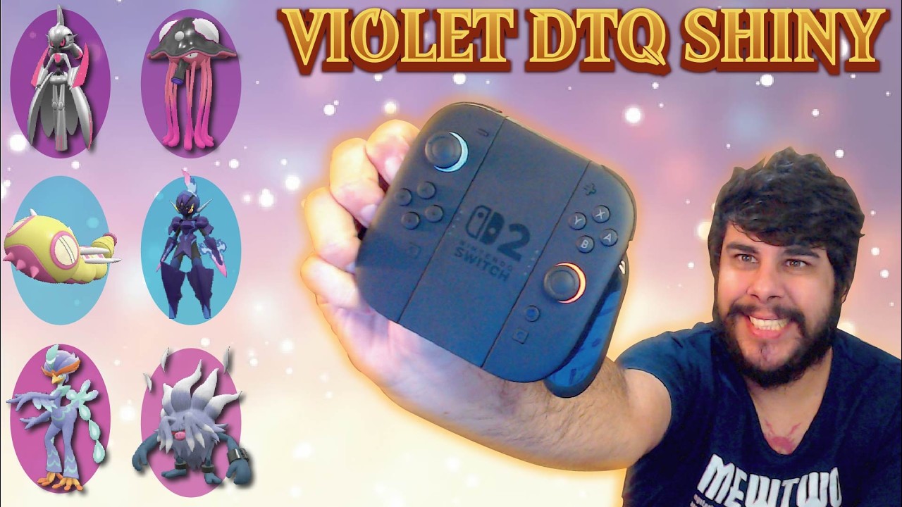 ✨ZERANDO POKÉMON VIOLET MAS SÓ COM SHINY no Nintendo Switch 2 | SHINY DTQ
