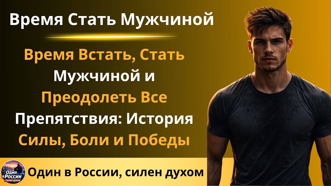 Время Встать, Стать Мужчиной и Преодолеть Все Препятствия: История Силы, Боли и Победы