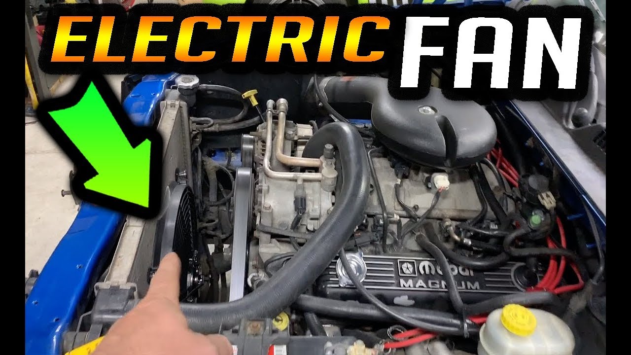 Electric Fan Conversion Install | Dodge Dakota