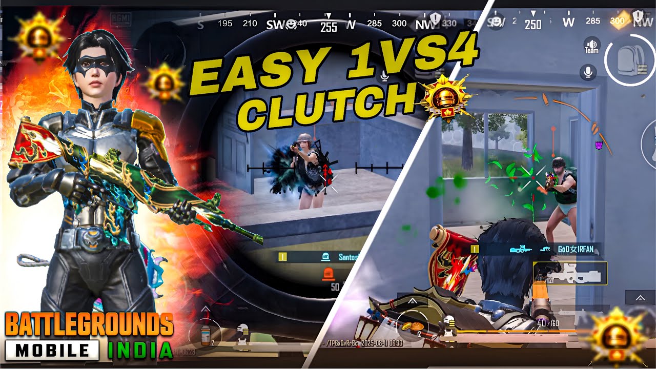 &ldquo;Aim God vs 4 Streamers 💥 | INSANE Mobile Clutch on iPhone 13!&rdquo; #jonathangaming #bixiop #zoro 