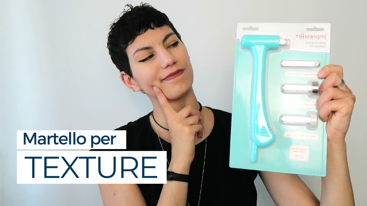 Come usare martello per texture gioielli - hammer kit impressart