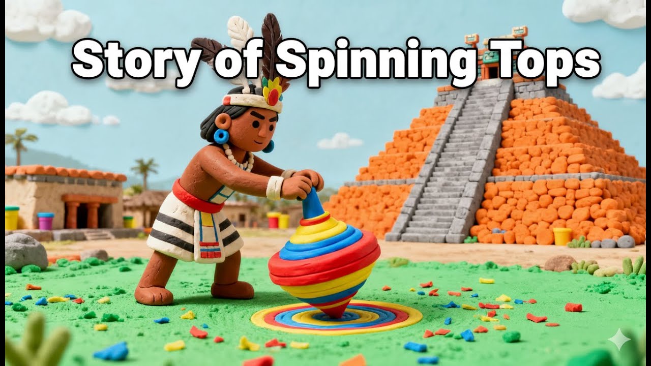 Ancient Mexico&rsquo;s Spinning Tops 🌀 | The Toy That Never Stopped Spinning | Wacky Kids