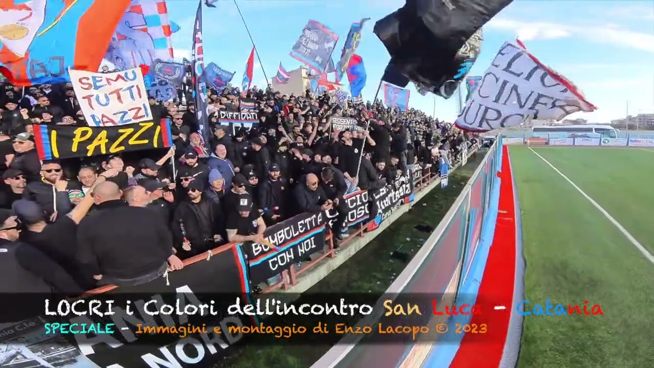 LOCRI - I Colori dell'incontro di calcio San Luca - Catania (by EL)