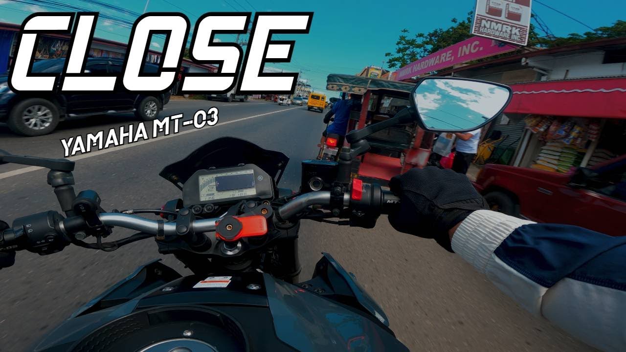 CLOSE CALL | YAMAHA MT-03 | PURE SOUND | POV 4K