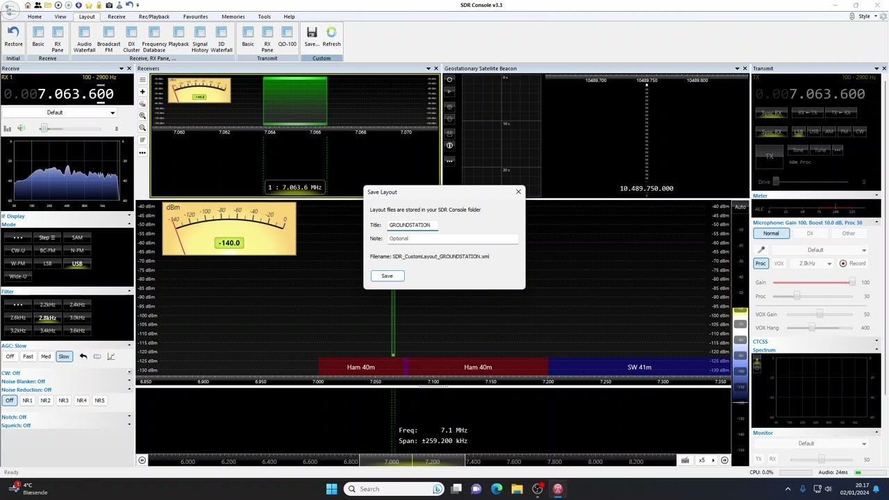 VIDEO 3 CONFIG PLUTO ON SDR CONSOLE