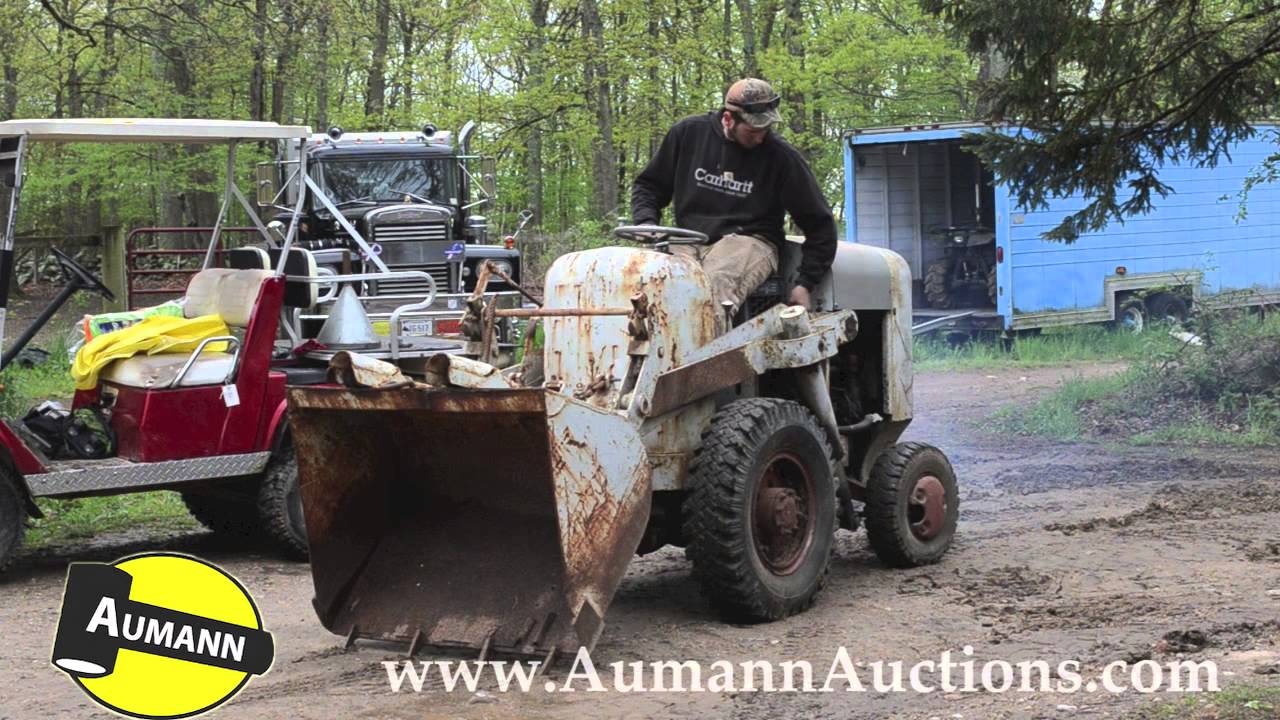 Hough Small Dump Utility Tractor - Ken Avery Antique Tractor Collection Auction