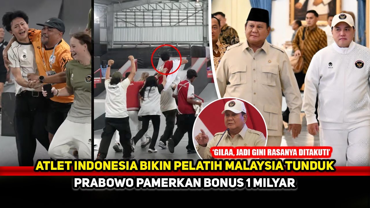 SAMPAI IKUT SELEBRASI! Atlet Skate Tanah Air Kejutkan Dunia~Indonesia borong semua demi bonus