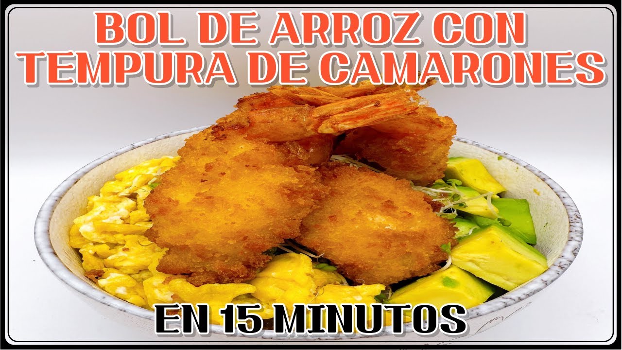 [PLATO] 🍤 Un plato fácil, rico y muy completo: bol de camarones en 15 minutos