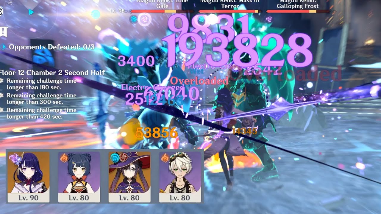 Raiden Mona Xiangling Slaps Floor 12 Triple Kenki